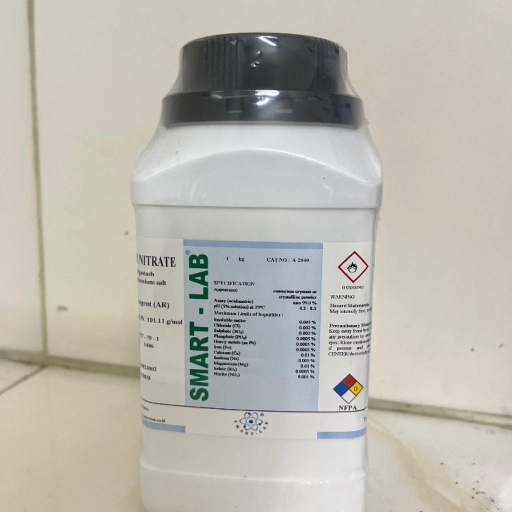 KNO3 Kalium Nitrat / Potassium Nitrat Murni Kemasan Repack – Kultur Jarngan, Hidroponik & Bahan Kimi