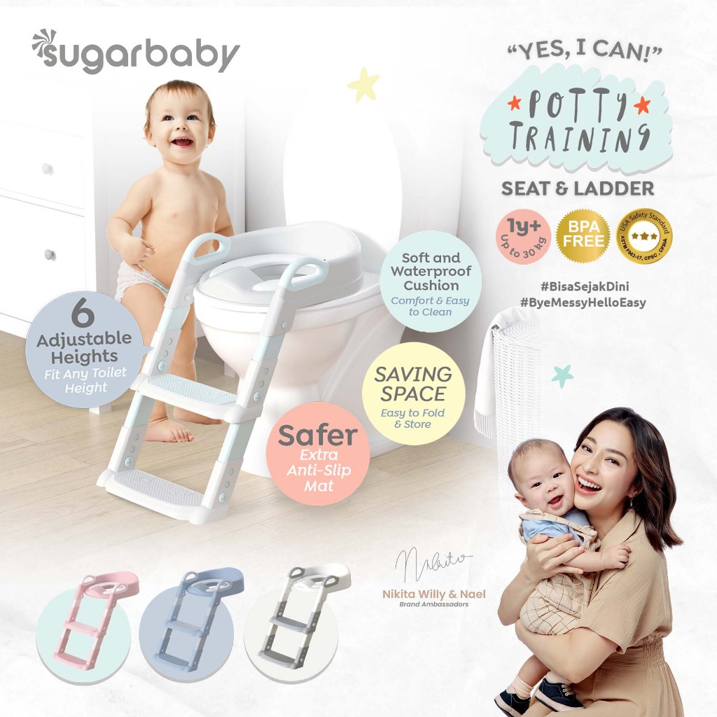 Sugarbaby Potty Training Seat&ladder / Potty Seat/Toilet Training Anak