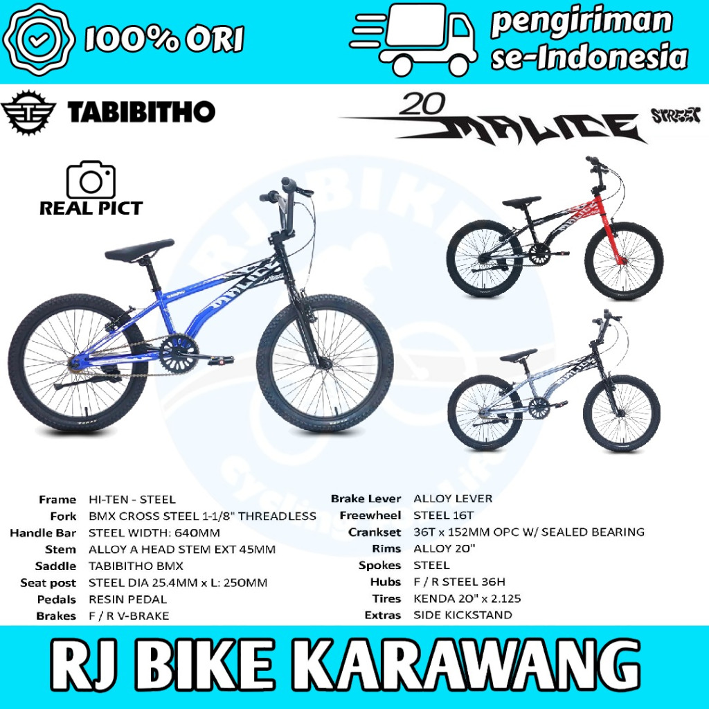 SEPEDA BMX 20 INCH TABIBITHO MALICE STREET