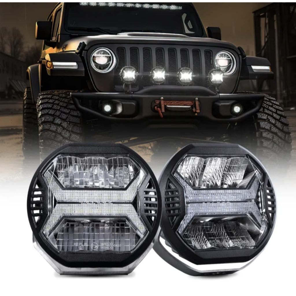Lampu Tembak Sorot Offroad Spotlight ARB Rigid Industries Baja Designs Stedi Taft Hardtop Cherokee C