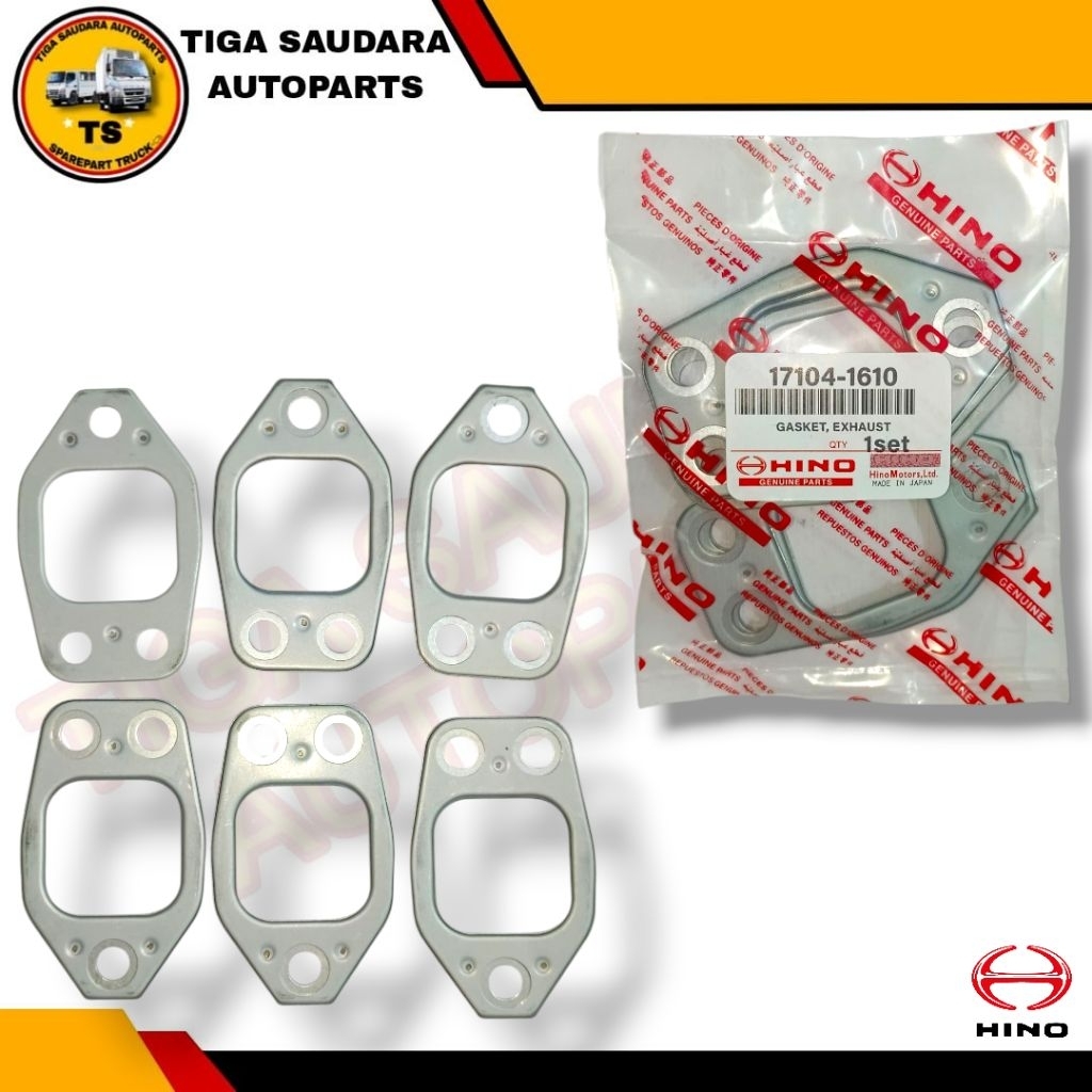 Packing Manifold Ex / Paking Maniful Api HINO LOHAN 17104-1610 1SET 6PCS