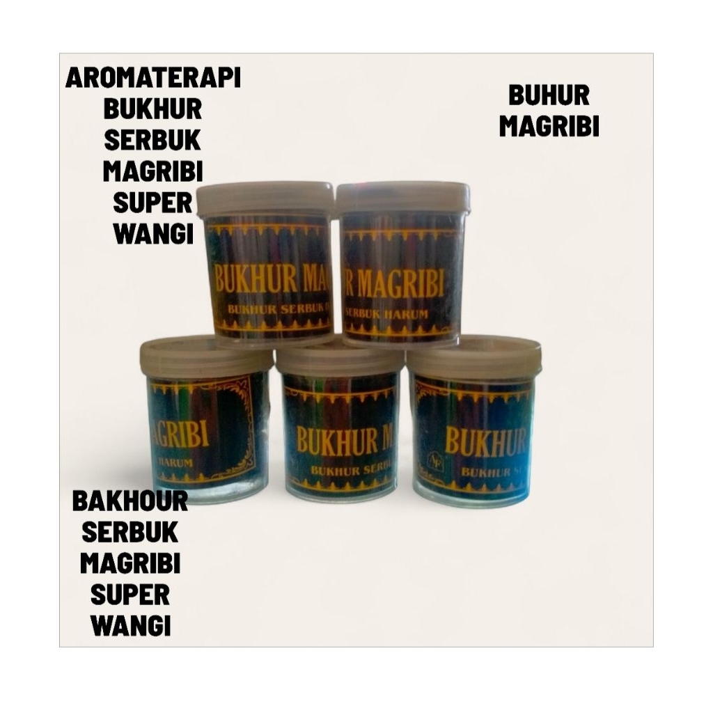 AROMATERAPI BAKHOUR BUHUR MAGHRIBI SULAIMAN SUPER WANGI BUHUR MAGRIBI BUHUR SULAIMAN SERBUK