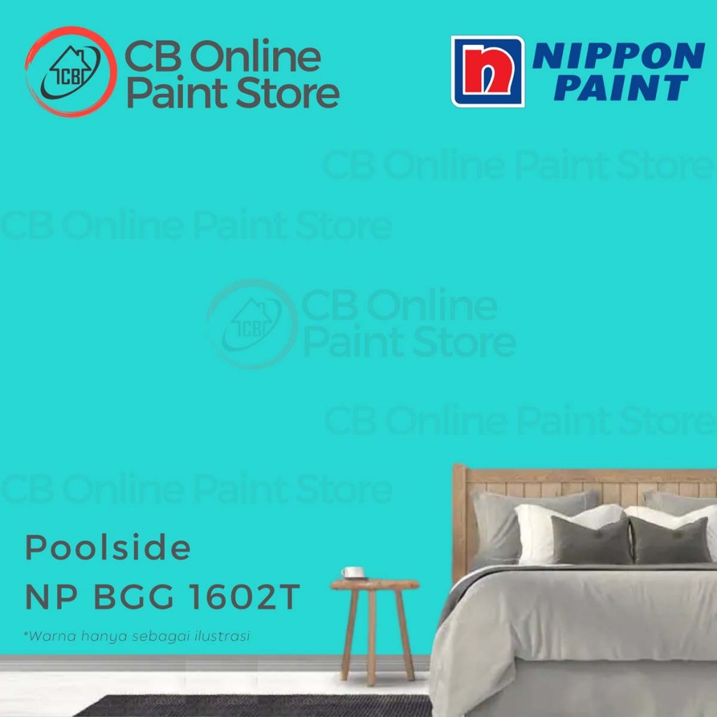 CAT TEMBOK NIPPON PAINT - POOLSIDE NPBGG1602T - PAIL