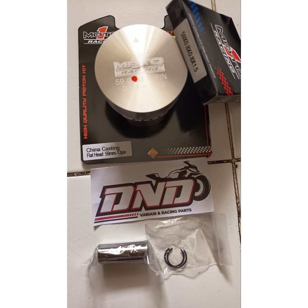 MOTO1 Piston casting 59mm pin 13/Piston 59mm pen 13/Piston moto1 casting 59mm pin 13/Piston 59 pen 1