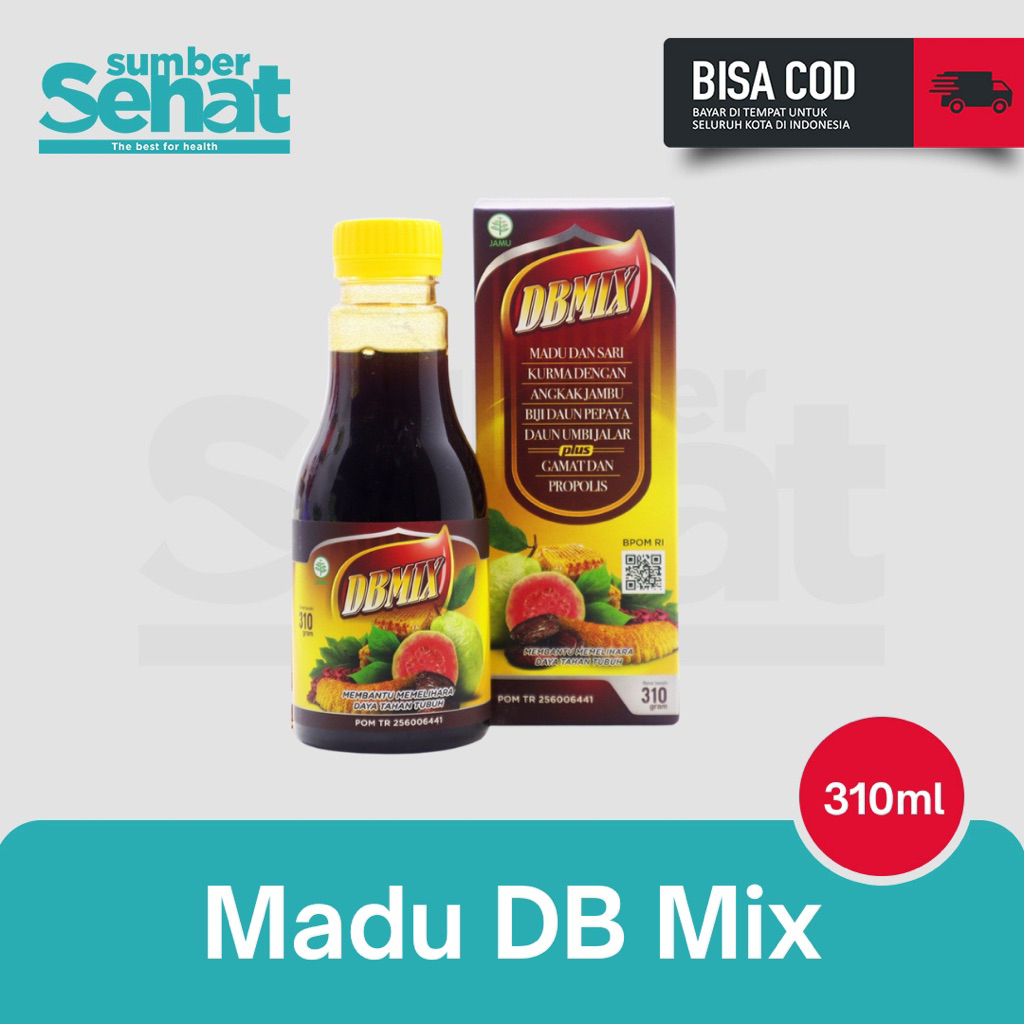 Ratu Lebah Sari Kurma Madu DB Mix Naikan Trombosit 310gr
