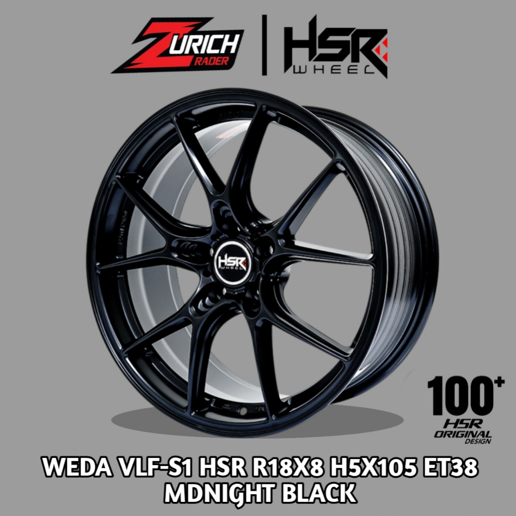 Velg Hsr Weda Ring 18 Lebar 8 Lobang 5x105 Untuk Mobil Chevrolet Cruze Trax