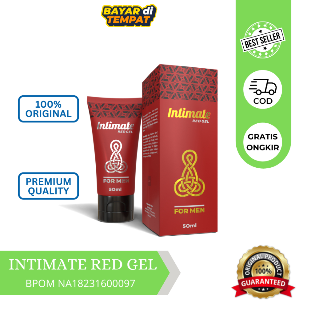 Intimate RedGel Cream pijat Pembesar Mr P Terbaik Paling Ampuh Original BPOM Pembesar PenisAmpuh