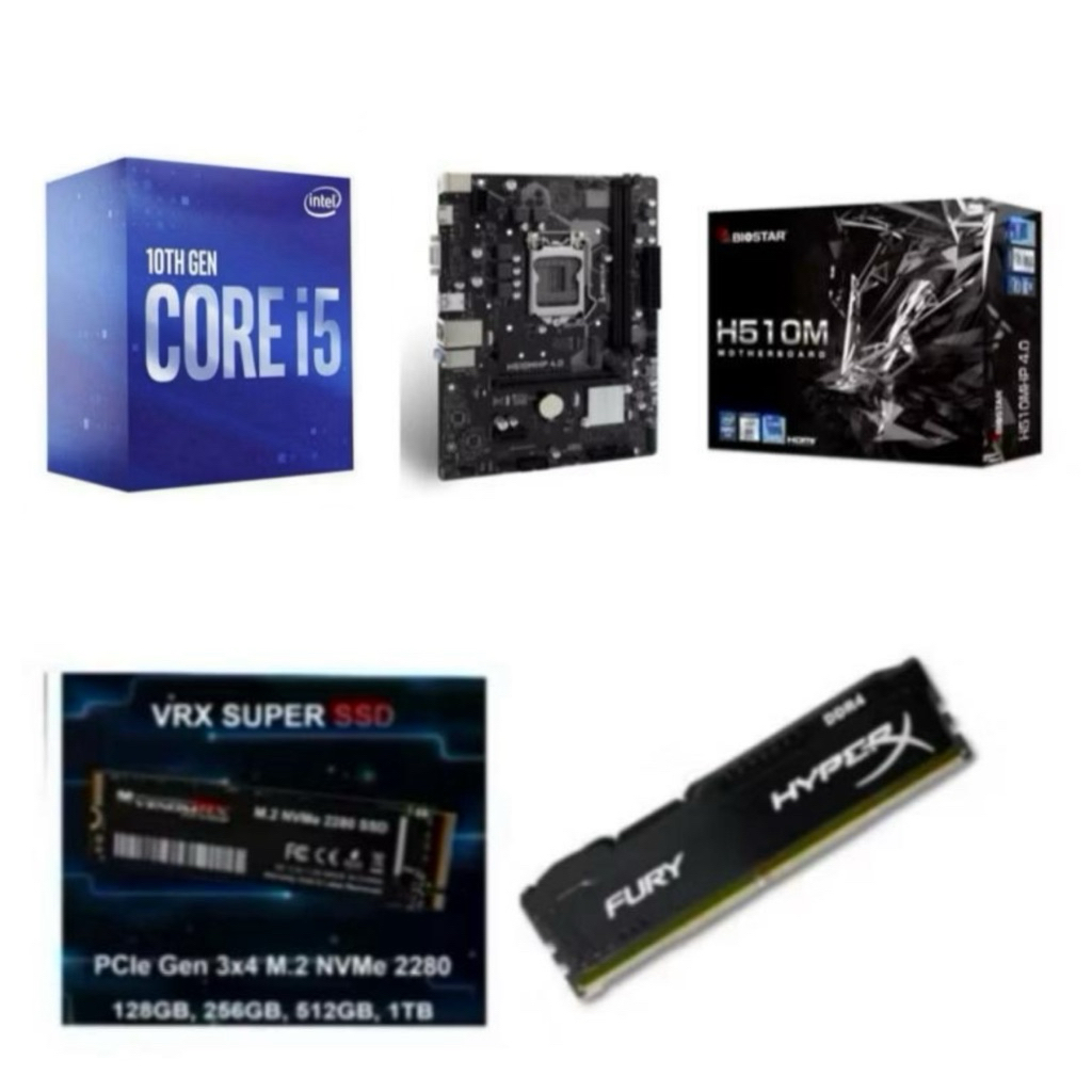 Paket Processor Intel Core i5 10400 / i5 10400F Box Gen 10 LGA 1200 DDR4
