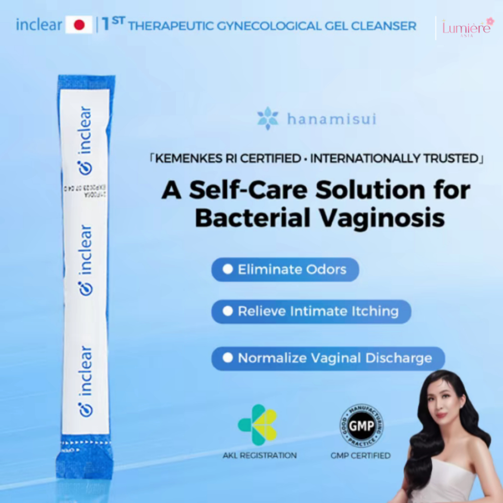 Hanamisui Inclear Gel Area Intim – Pembersih Kewanitaan + Pelumas Aman | Teruji Klinis | Anti Gatal 