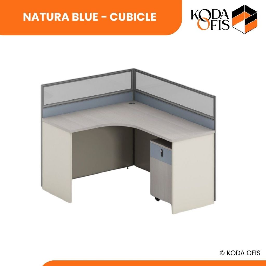 KODA Meja Kerja Staff Cubicle Partisi Workstation Dengan Laci