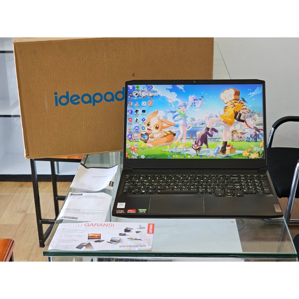 Lenovo ideapad Gaming 3 AMD Ryzen 5 5000 Series Ram 16 GB Nvidia RTX 3050 165 Hz RGB Gaming dan Rend
