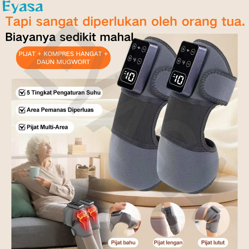 COD Pelindung Lutut Pemanas Pintar/Pemijat Lutut/Penyangga Lutut dengan Pemanas Listrik/Kemasan cant