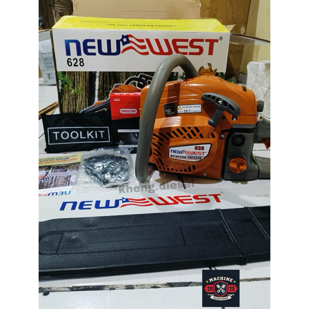 MURAH MESIN CHAINSAW / SENSO NEW WEST 628 BAR 24 INCH ORIGINAL