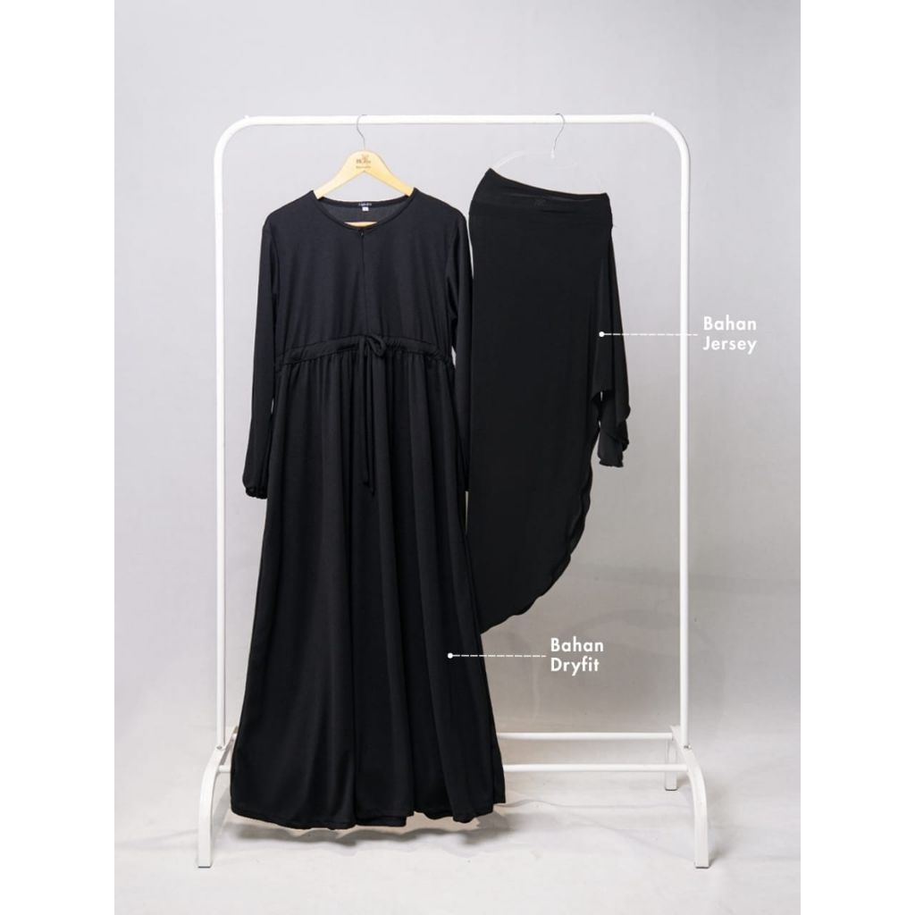 SET MOOVE GAMIS OLAHRAGA HIJAB ALILA