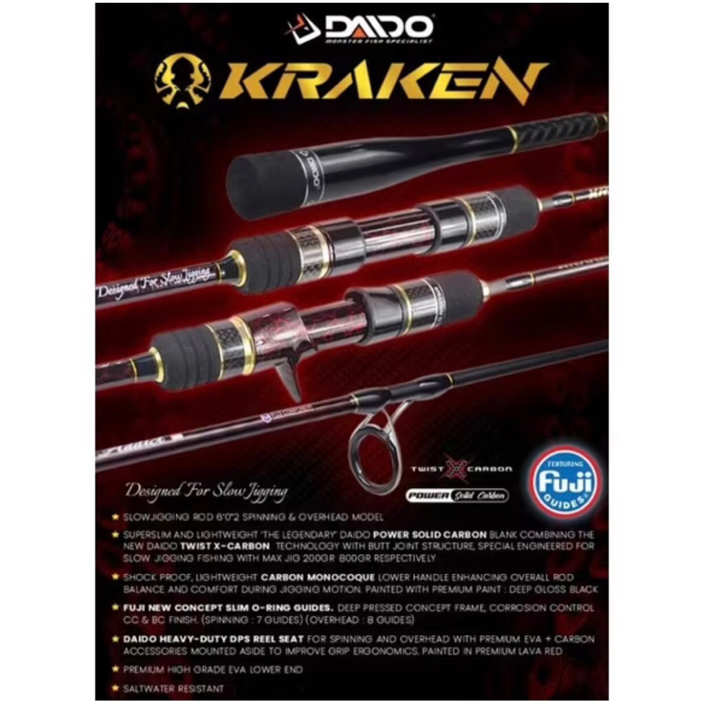 Joran Pancing Daido Kraken Spinning