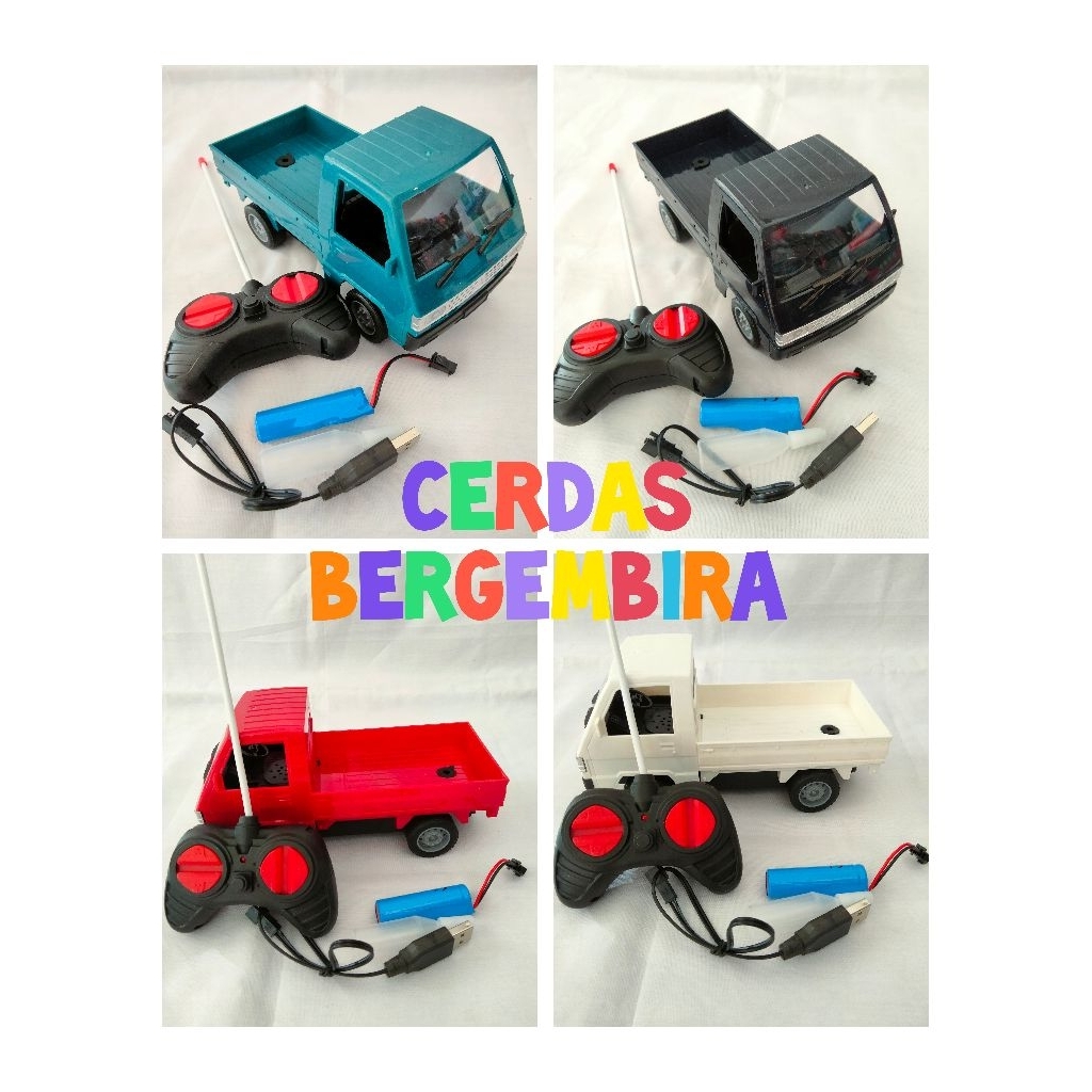 mainan mobil remot cargo truk