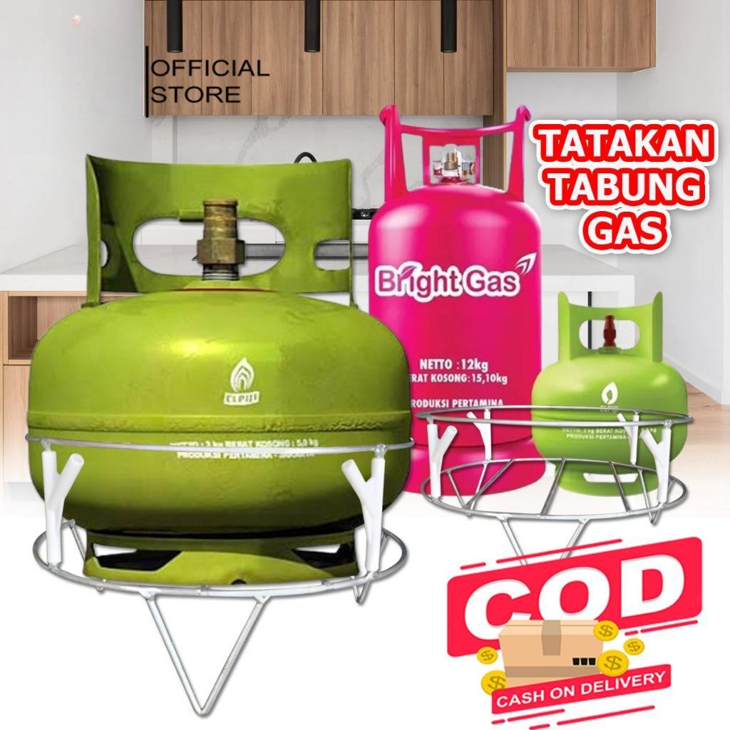 Rak Gas Besi Tebal 3kg Serbaguna Hemat Tatakan Tabung Dudukan Tabung Gas Tatakan dudukan Gas Melon