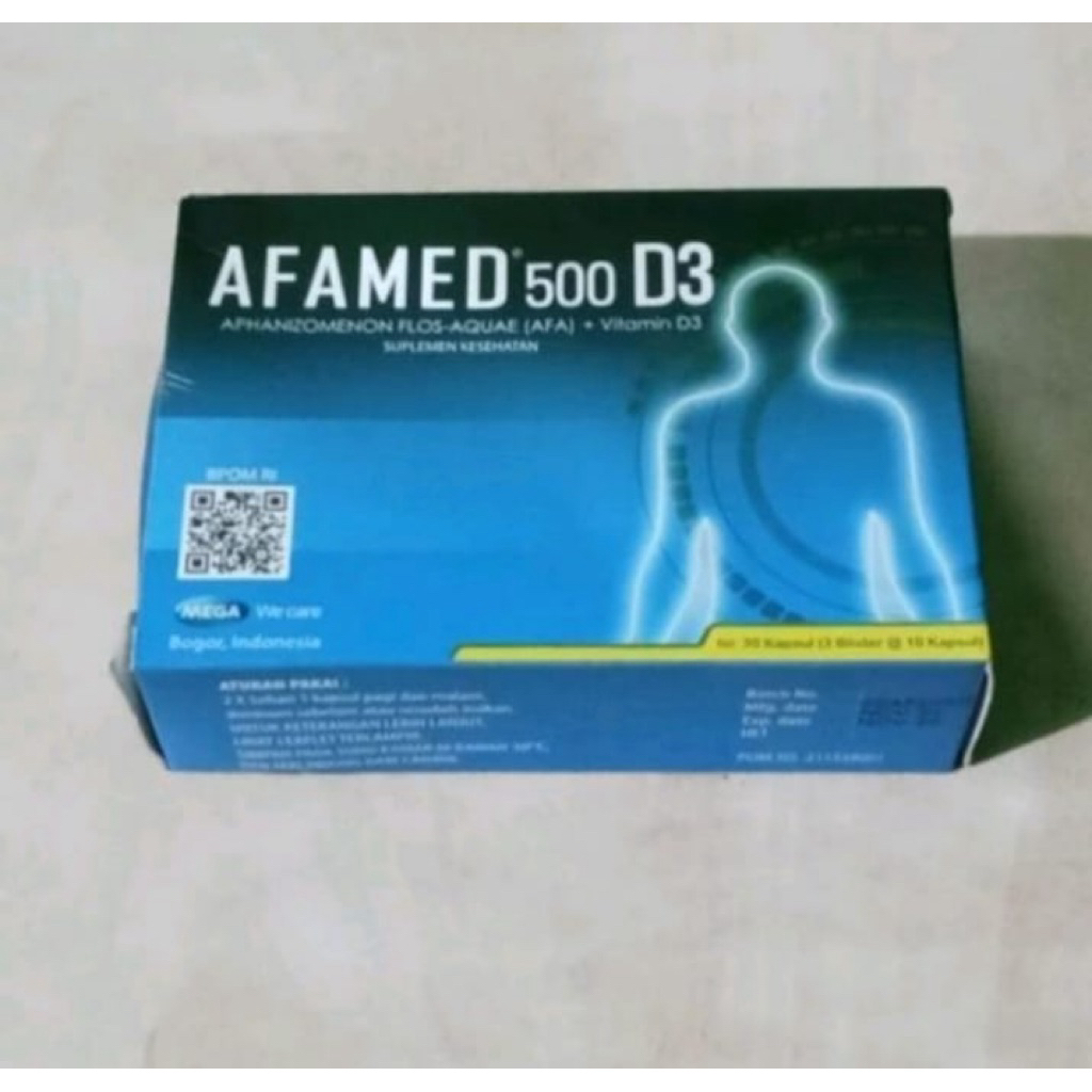AFAMED 500 D3 BOX 30 KAPSUL SUPLEMEN