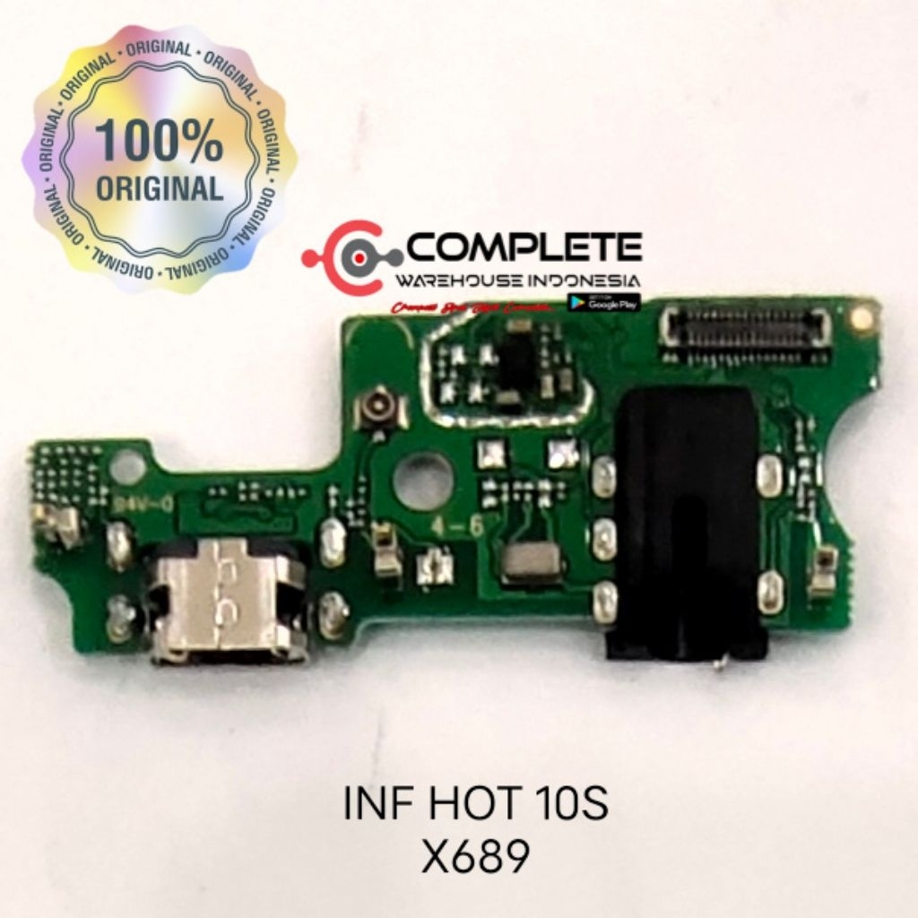 BOARD CAS INFINIX HOT 10 / HOT 10S / KONEKTOR CAS INFINIX X682 / X689 / PCB BOARD CHARGER INFINIX HO