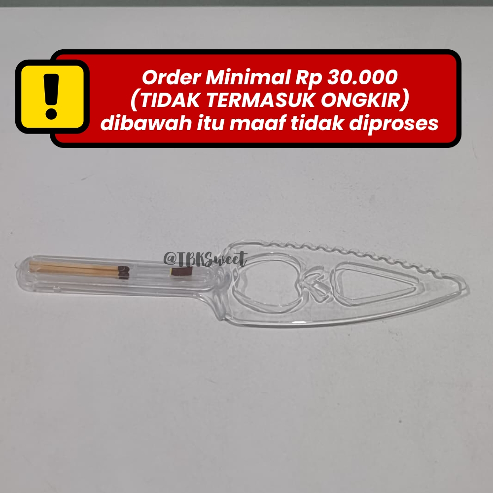 Pisau Kue Tart + Korek Api