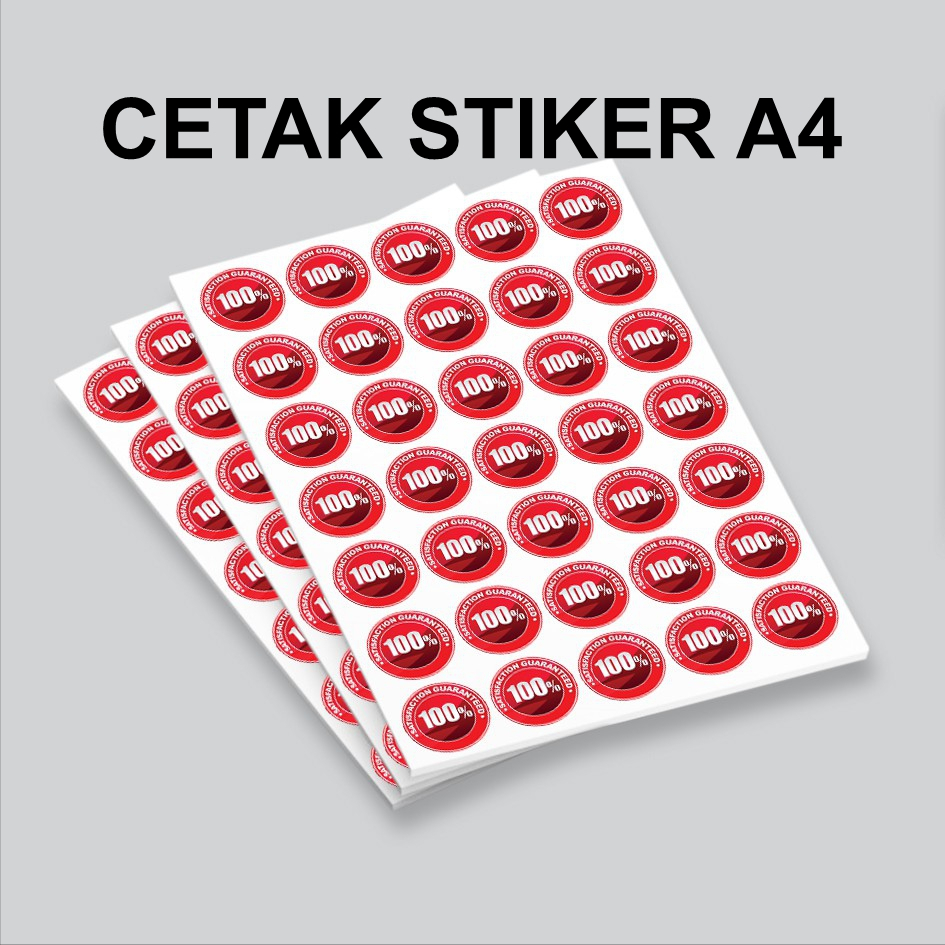 

Cetak Stiker Sticker A4 Vinil Kromo
