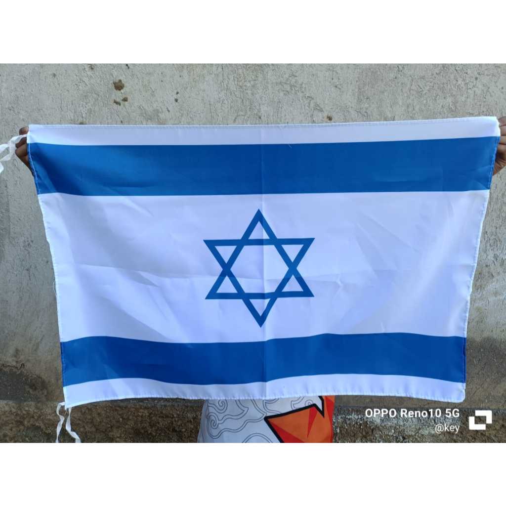 BENDERA ISRAEL FULL PRINT SIZE 90X60