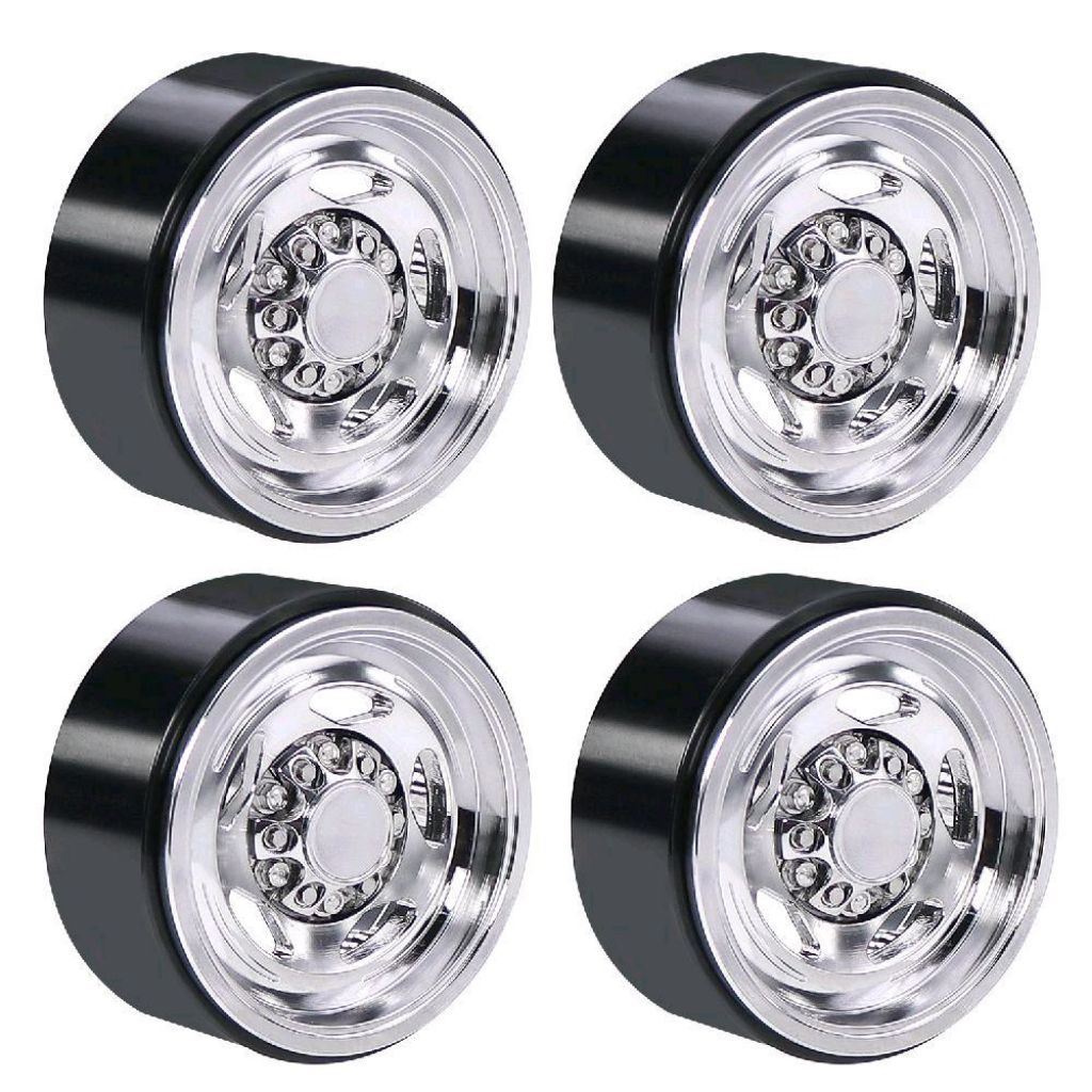 4pcs velg Beadlock Rc Axial scx10 Traxxas Trx4 Vanquish vs4-10 RGT 1/10 Vintage Velg beadlock 1.9 of