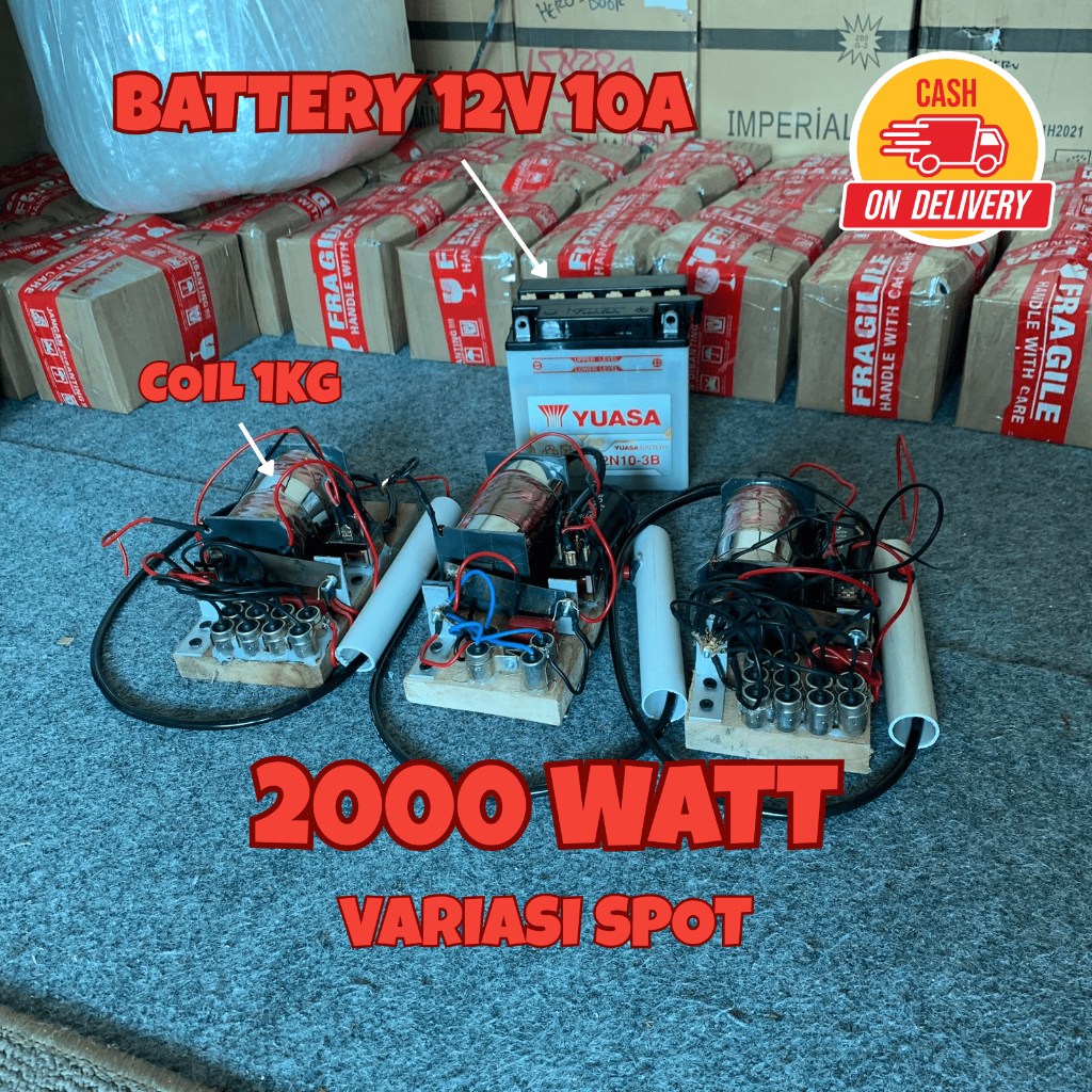 Inverter 2000W Inverter DC 12V to AC 220V 2000 watt Power Aki 12V Variasi