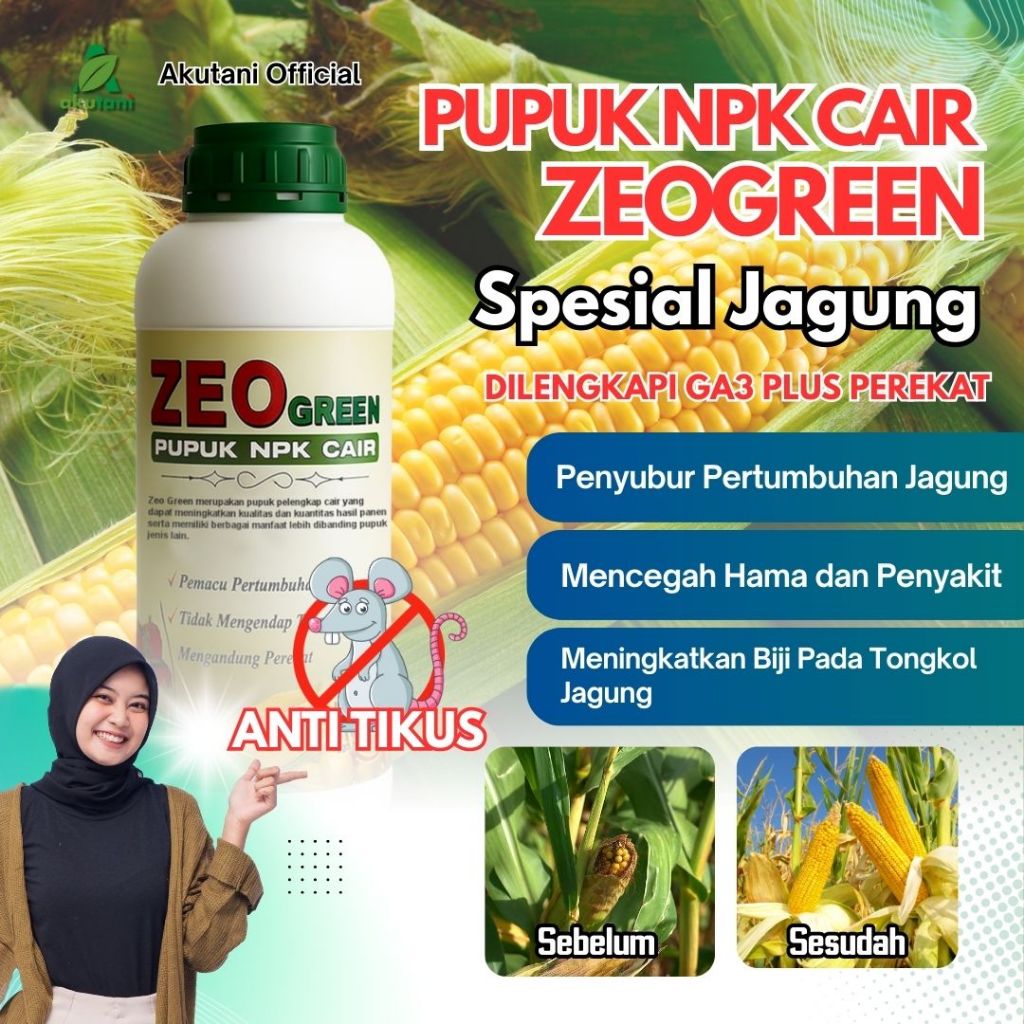 NPK Cair ZeoGreen – Pupuk Cair Lengkap untuk Tanaman