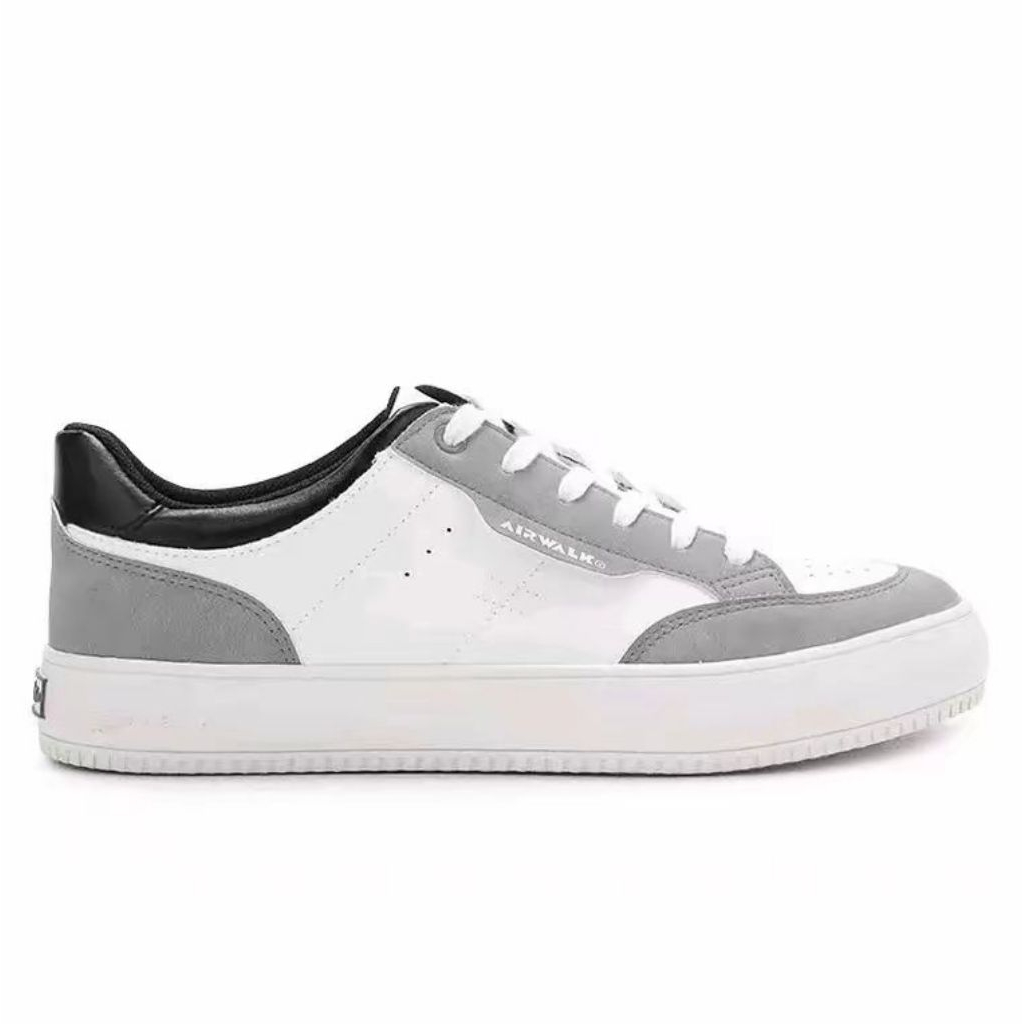 Sepatu Sneakers Pria Airwalk Cove White Grey