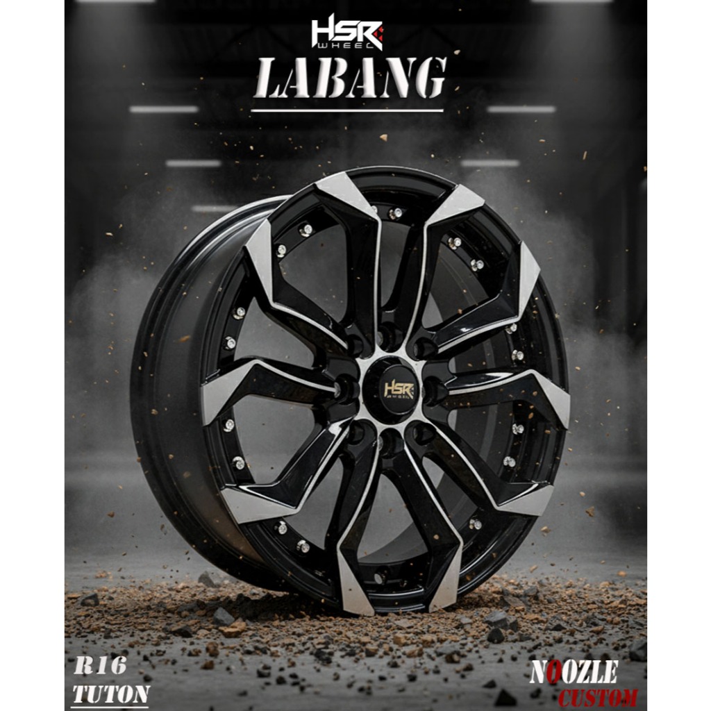 Velg Mobil R16 Warna Tuton Untuk Lubang Baut 4 Pelek HSR Labang Ring 16 Bisa Untuk Avanza Xenia Jazz