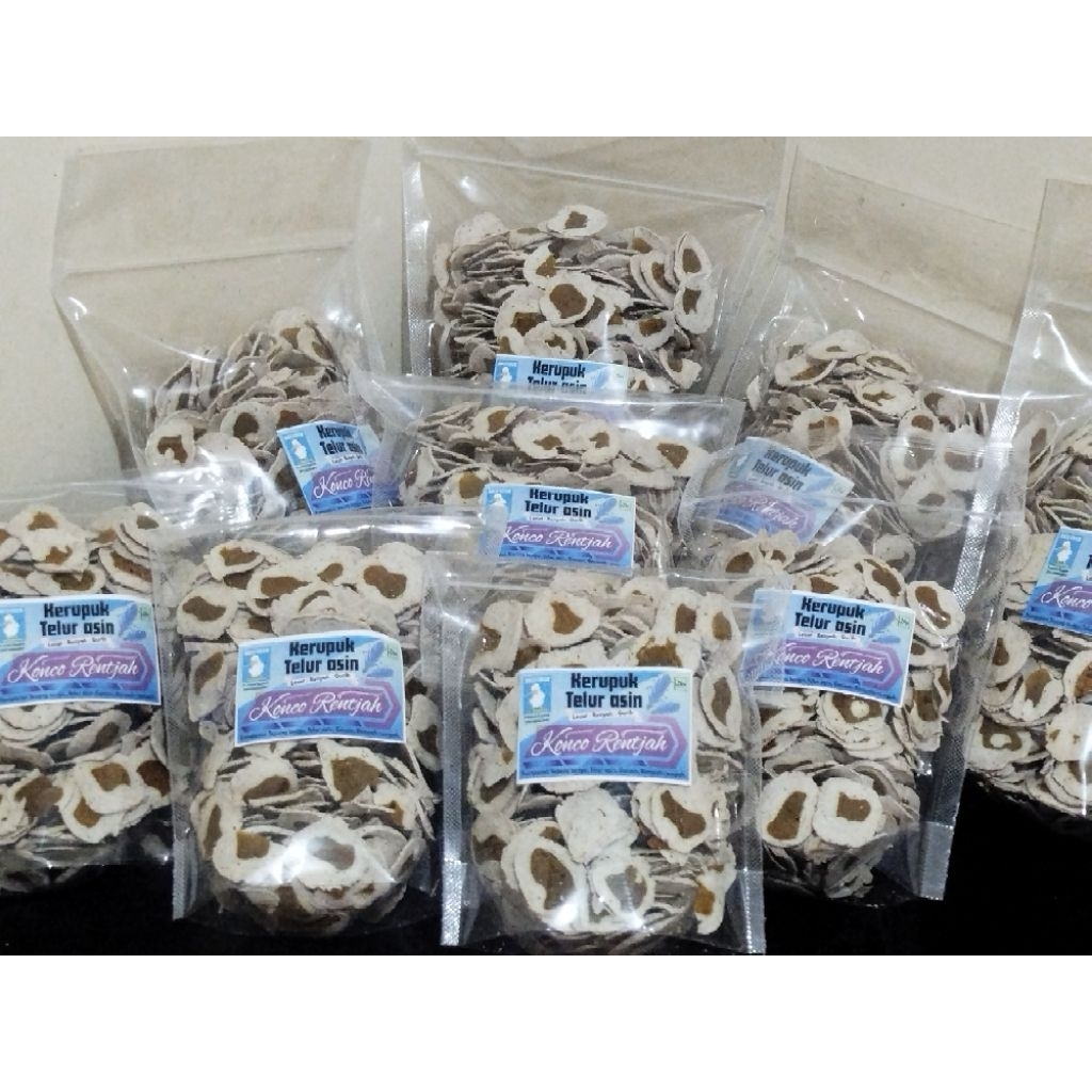 Krupuk Telur Asin Mentah Asli Premium 500gram - Bahan krupuk enak & gurih!