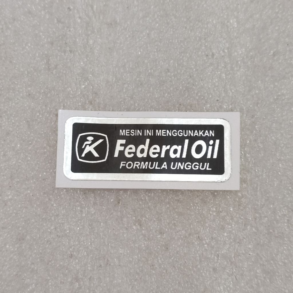 sticker stiker federal oil kalter bak kopling honda astrea 800 prima star grand supra X 100 supra XX