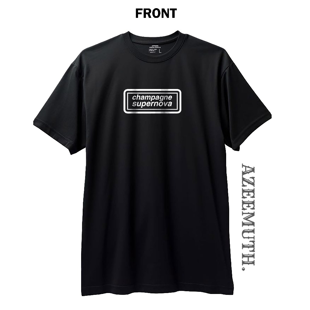 Kaos Oasis Champagne Supernova | Kaos Oasis 24s Unisex Original Cotton Combed