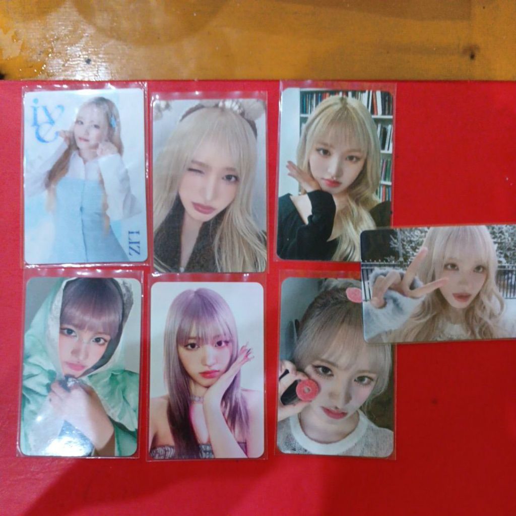 PHOTOCARD OFFICIAL LIZ IVE