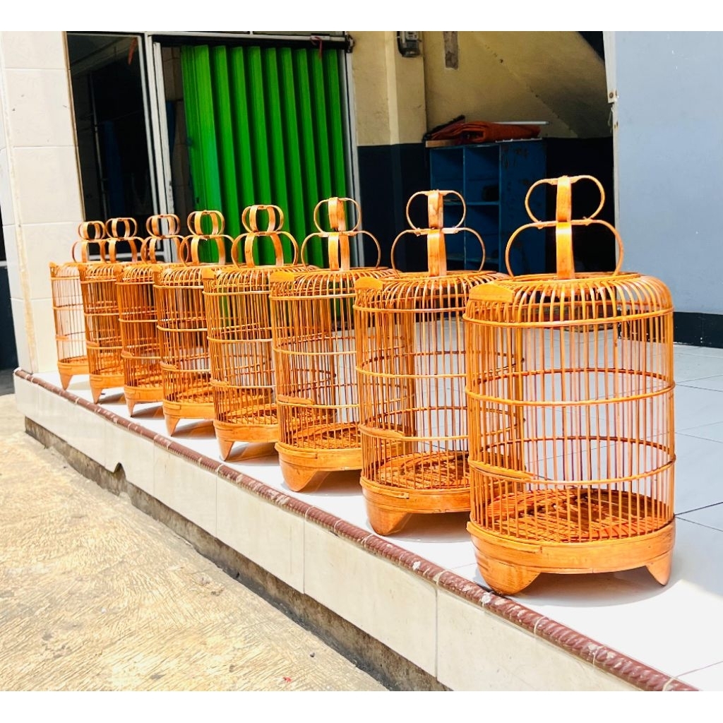 sangkar kurung pleci replika cumgkok bulat pleci kolibri untuk burung kecil lainnya siap pakai bukan