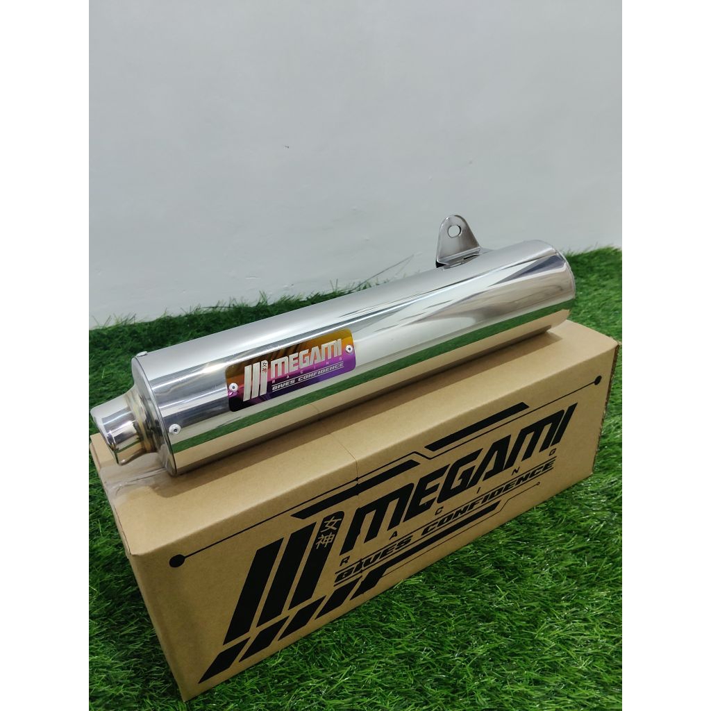 KENALPOT STANDAR RACING HONDA SUPRA X 125, PNP LEHERAN ORI