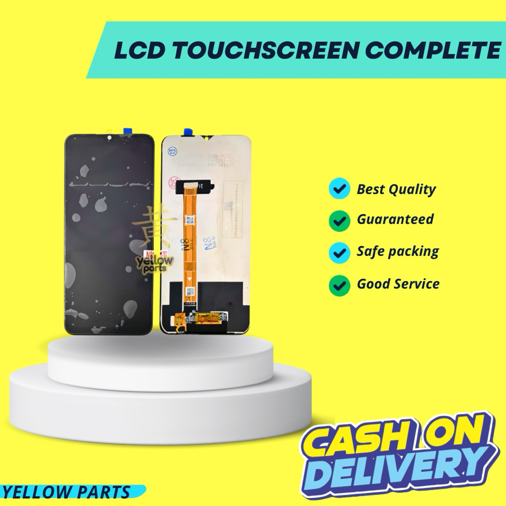 LCD TOUCHSCREEN REALME C25 C15 QUALCOMM EDITION C12 COMPLETE