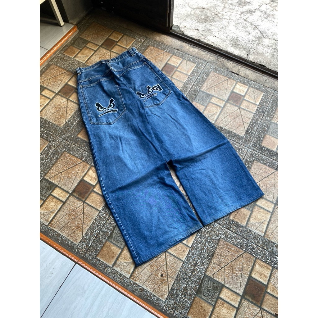 longpants y2k big pocket embroidery