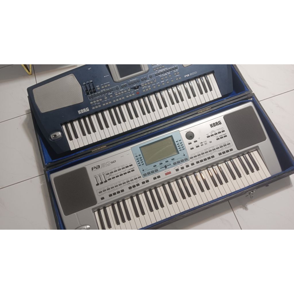 Part Keyboard KORG PA 50SD/KORG PA 500 Siap cincang Dari Mulai Kesing atas bawah, mainboard, tuts, p
