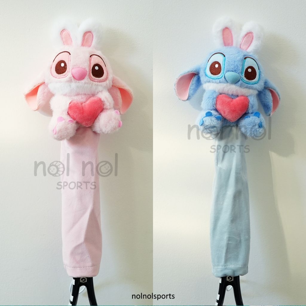 NNS stitch tennis doll grip sarung grip raket tenis lapangan boneka lucu