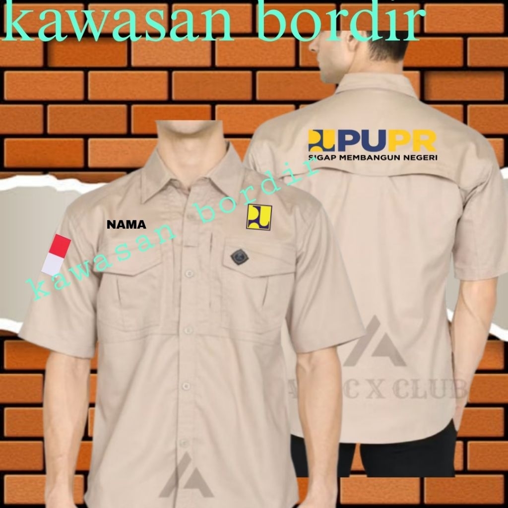 Premium kemeja tactical pupr seragam pupr kemeja pupr baju pupr pdh pupr kemeja kerja pupr baju kerj