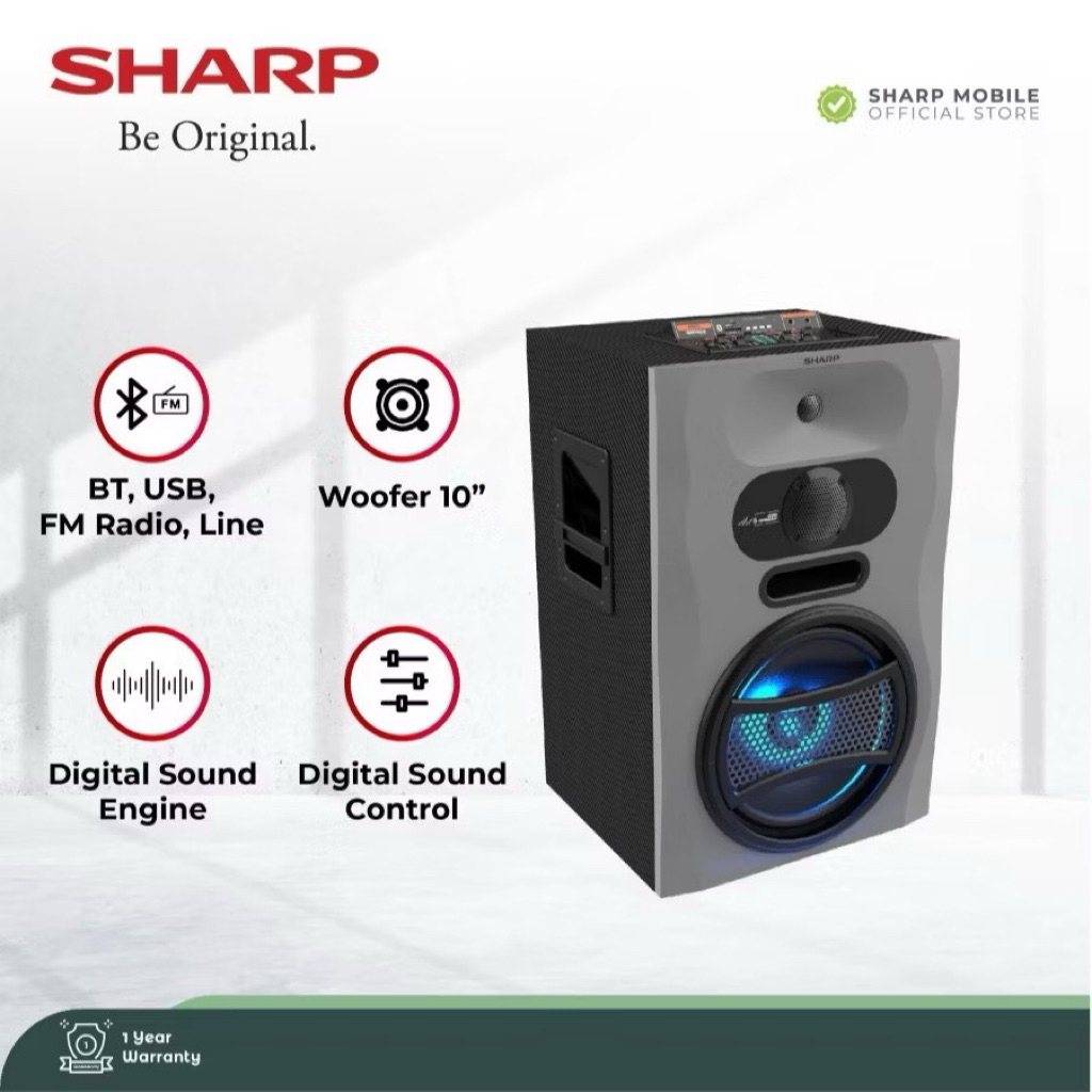 SHARP Speaker Active CBOX-PROX10UBB