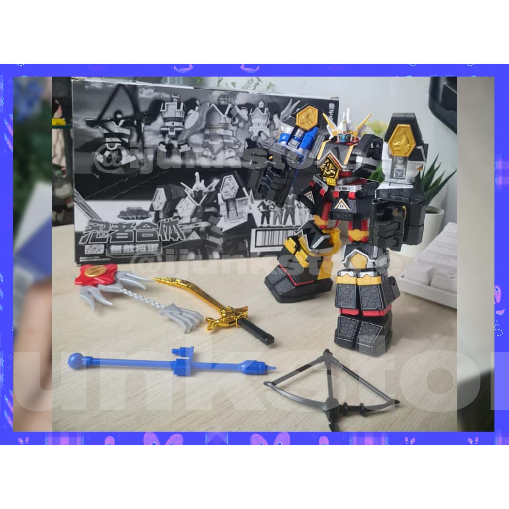 [BIB] Super Minipla SMP Muteki Shogun Kakuranger Megazord Original Bandai