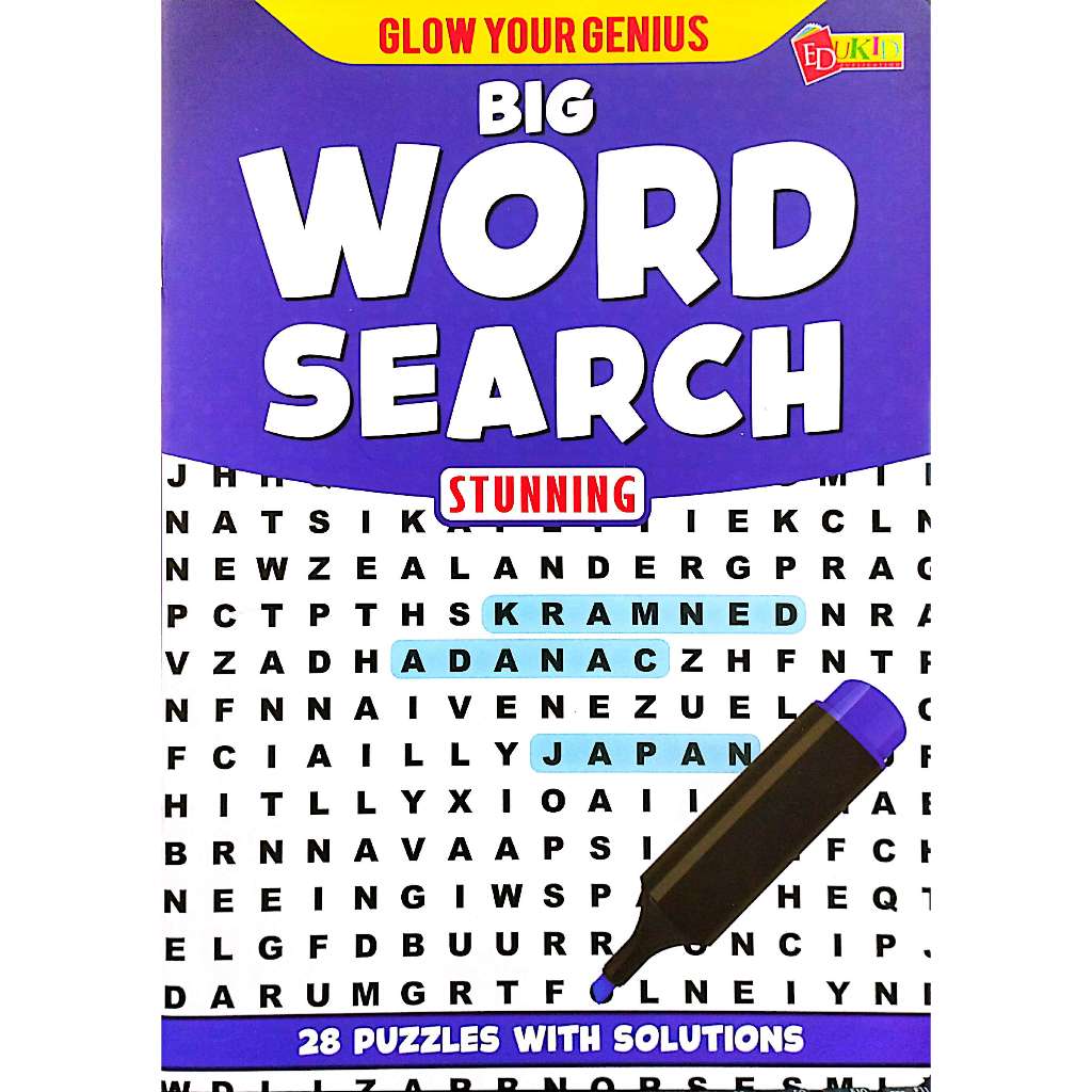 [Edukid] Big Word Search Stunning 28 Puzzles