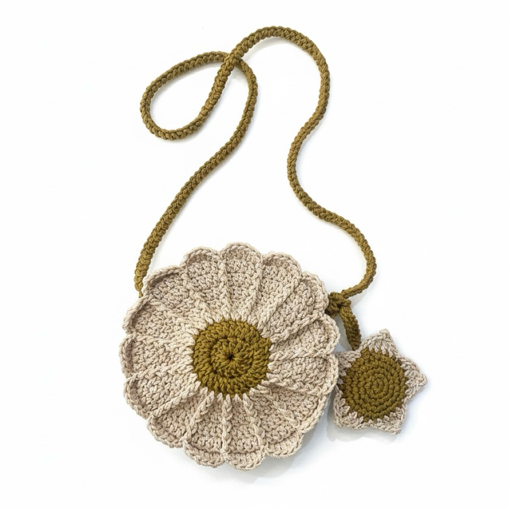 Daisy bag rajut handmade