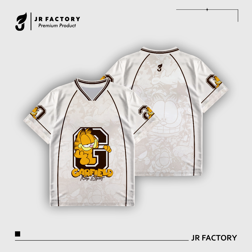JR FACTORY Baju Jersey Dewasa Unisex Streetwear Oversize Number Dryfit Brazil Retro Vintage Hockey B