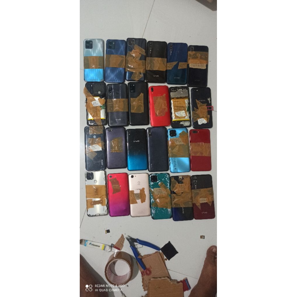 Jual bahan hp minus lcd berbagai macam merek