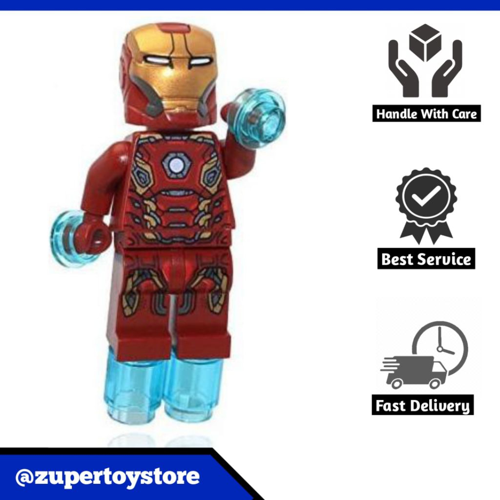 Minifigure Iron Man Mark 45 | Marvel Lego: Avengers Reassembled | SY271 | Unsealed