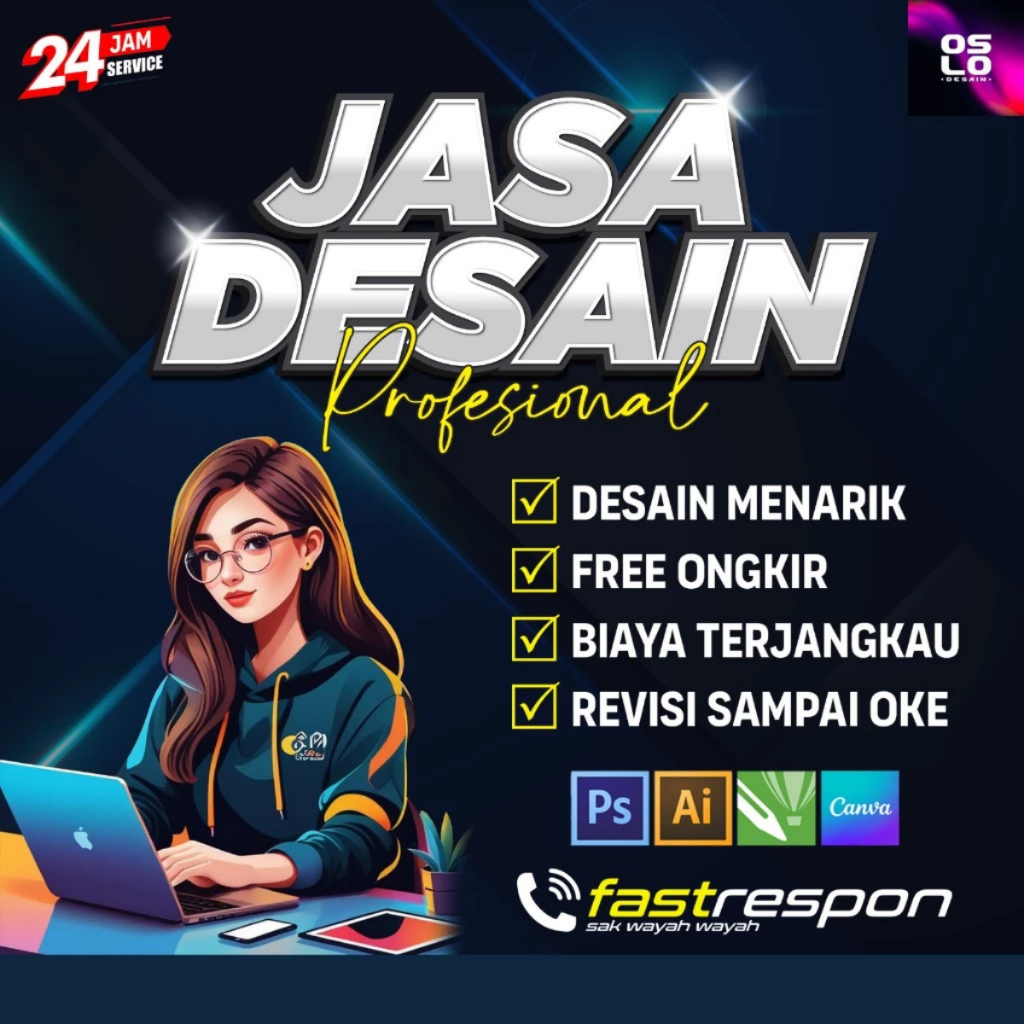 Jasa Desain Grafis Logo Banner Brosur Keren || Desain Profesional Logo Banner Kaos Murah